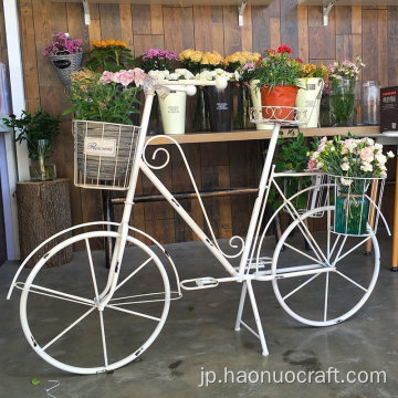 自転車ラックの装飾家の装飾の創造的なウィンドウディスプレイ